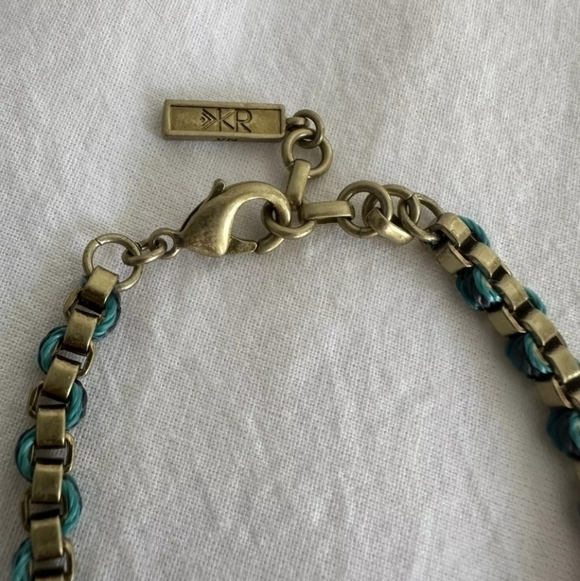 Stunning Silpada K&R Aqua Gem Bracelet RETIRED - Picture 5 of 6